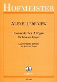 Konzertantes Allegro für Tuba und Klavier Konzertantes Allegro für Tuba und Klavier