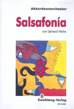 Cover Salsafonia für Akkordeonorchester, Klavier und Schlagzeug Partitur und Stimmen