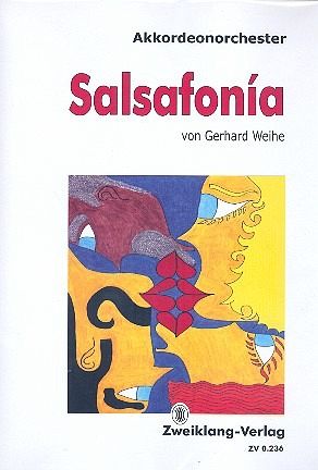 Salsafonia für Akkordeonorchester, Klavier und Schlagzeug Partitur und Stimmen