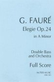 Gabriel Faure Elegie in A Minor (Solo Tuning) [Full Score and Parts] full score