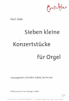 Cover 7 kleine Konzertstücke für Orgel