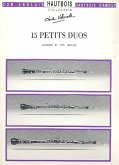 15 petits duos pour hautbois et cor anglais partition