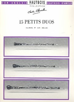 Cover 15 petits duos pour hautbois et cor anglais partition