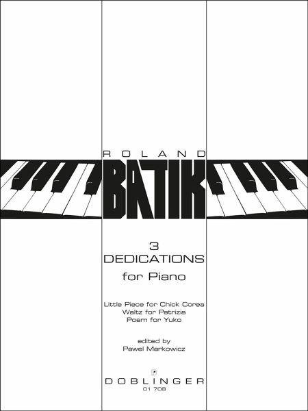 Batik, Roland 3 Dedications Klavier