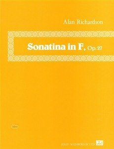 Cover Sonatina in F op.27 für Klavier