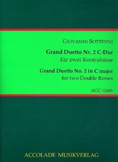Cover Grand Duetto C-Dur Nr.2 für 2 Kontrabässe Spielpartitur (Reprint)