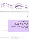 Solos in Swing for descant recorder and piano Solos in Swing for descant recorder and piano