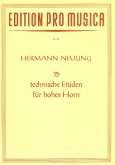 15 technische Etüden für hohes Horn