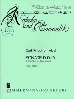 Cover Sonate D-Dur für 2 Flöten und Bc