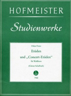 Cover Etüden und Konzert-Etüden für Waldhorn