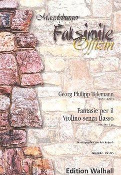 Cover Fantasie per il violino senza basso TWV40:14-25 Faksimile