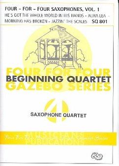 Four for four saxophones vol.1 4 songs for saxophone quartet Four for four saxophones vol.1 4 songs for saxophone quartet