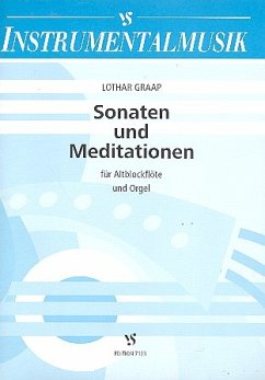 Cover Sonaten und Meditationen für Altblockflöte und Orgel