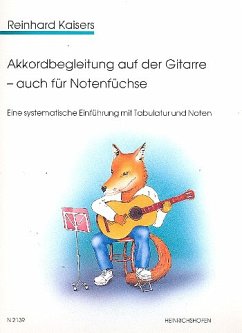 Cover Akkordbegleitung auf der Gitarre auch für Notenfüchse