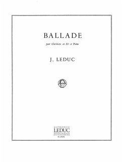 Cover Ballade pour clarinette et piano