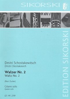 Cover Walzer Nr. 2 für Gitarre aus der Suite Nr.2 für Jazz-Orchester