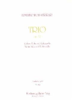 Cover Trio op.32 für Violine, Viola und Violoncello Partitur und Stimmen