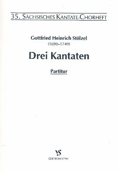 Cover 3 Kantaten für gem Chor und Orchester Partitur
