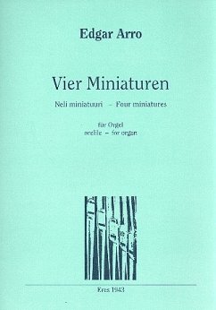Cover 4 Miniaturen für Orgel