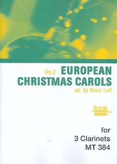 Cover Europäische Weihnachtslieder Band 2 für 3 Klarinetten Partitur+Stimmen