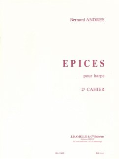 Cover Epices vol.2 pour harpe