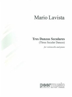 Cover 3 Danzas seculares for violoncello and piano