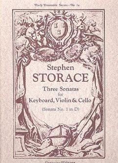 Cover Sonata D major for violin, cello and keyboard