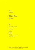 Jüdisches Lied für 2 Violinen, Viola, Violoncello und Kontrabaß Partitur und Stimmen Jüdisches Lied für 2 Violinen, Viola, Violoncello und Kontrabaß Partitur und Stimmen