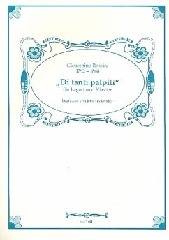 Cover Di tanti palpiti aus Tancredi für Fagott und Klavier