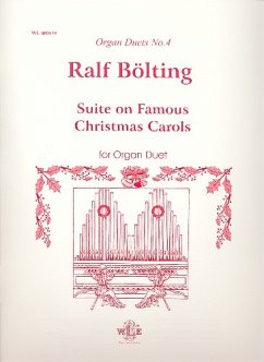Cover Suite on famous Christmas Carols for organ duet score