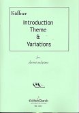 Introduction, Theme und Variations for clarinet and piano Introduction, Theme und Variations for clarinet and piano