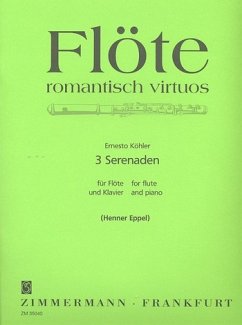 Cover 3 Serenaden für Flöte und Klavier
