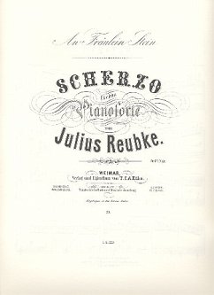 Cover Scherzo für Klavier