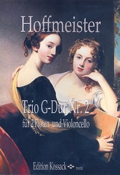 Cover Trio G-Dur Nr.2 für 2 Flöten und Violoncello Partitur und Stimmen