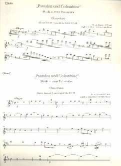 Cover Pantalon und Colombine KV446 für Orchester Harmoniestimmen