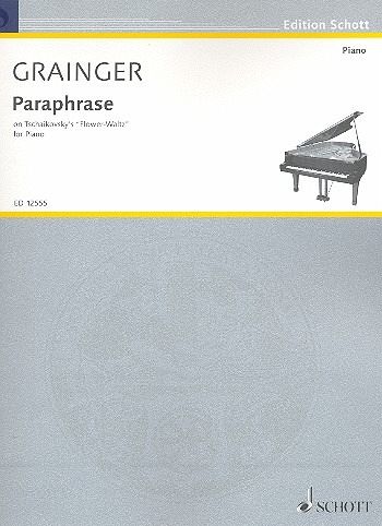 Paraphrase on Tschaikowsky's flower waltz for piano Paraphrase on Tschaikowsky's flower waltz for piano
