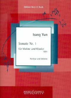 Cover Sonate Nr.1 für Violine und Klavier