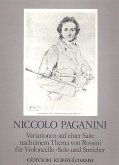 Variationen auf einer Saite nach einem Thema von Rossini für Violoncello und Streichorchester Partitur und Stimmen Variationen auf einer Saite nach einem Thema von Rossini für Violoncello und Streichorchester Partitur und Stimmen