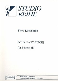 Cover 4 easy Pieces for piano