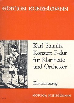 Cover Konzert F-Dur für Klarinette und Orchester für Klarinette und Klavier
