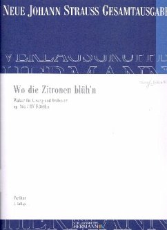 Cover Wo die Zitronen blüh'n op.364 für Gesang und Orchester Partitur
