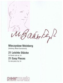 Cover 21 leichte Stücke op.34 für Klavier