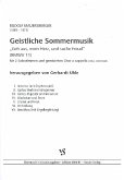 Geistliche Sommermusik RMWV11 für Soli und gem Chor a cappella (z.T. mit Orgel) Partitur