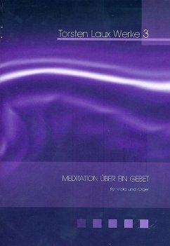 Cover Meditation über ein Gebet für Viola und Orgel