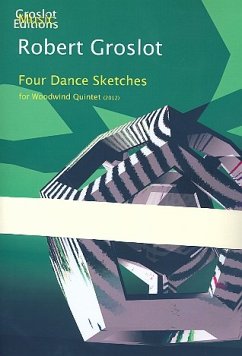 Cover 4 Dance Sketches for flute, oboe, clarinet, horn in F and bassoon score and parts