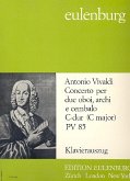 Concerto C-Dur PV85 für 2 Oboen, Streicher und Cembalo für 2 Oboen und Klavier Concerto C-Dur PV85 für 2 Oboen, Streicher und Cembalo für 2 Oboen und Klavier
