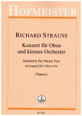 Konzert D-Dur für Oboe und kleines Orchester für 2 Oboen und Englisch Horn Partitur und Stimmen Konzert D-Dur für Oboe und kleines Orchester für 2 Oboen und Englisch Horn Partitur und Stimmen
