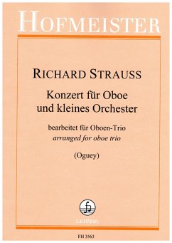 Cover Konzert D-Dur für Oboe und kleines Orchester für 2 Oboen und Englisch Horn Partitur und Stimmen