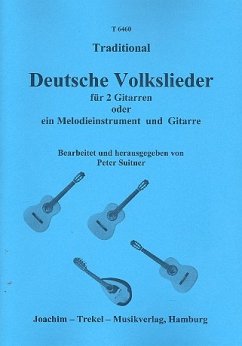 Cover Deutsche Volkslieder: für 2 Gitarren (Melodieinstrument und Gitarre) 2 Spielpartituren