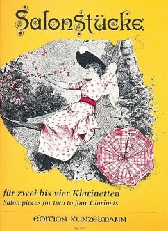 Cover Salonstücke für 2-4 Klarinetten Partitur und Stimmen
